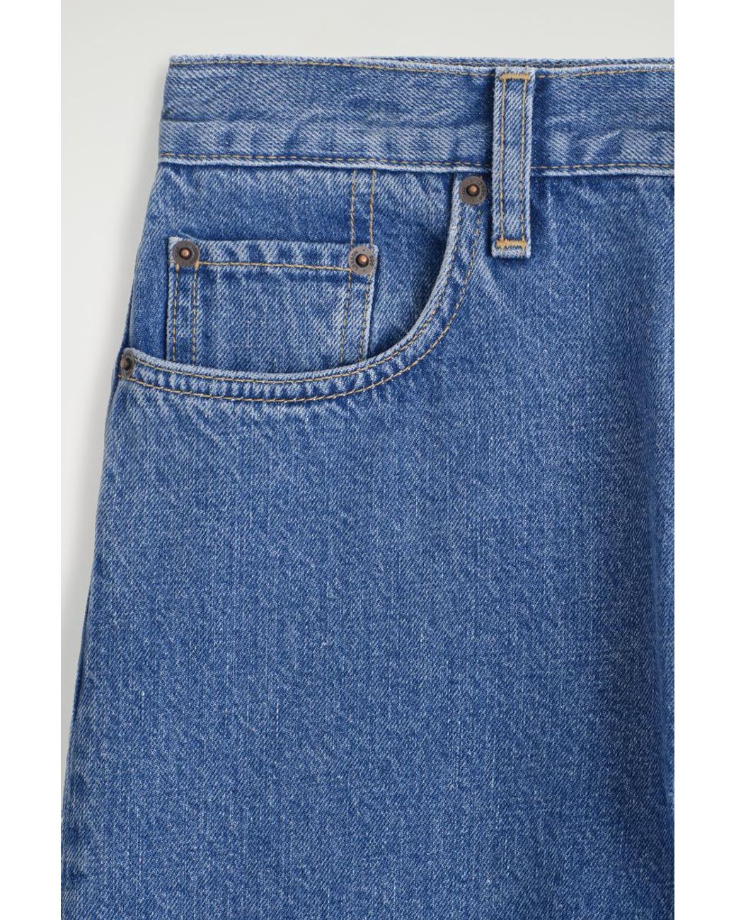 COS Blue Bay Barrel-Leg Jeans