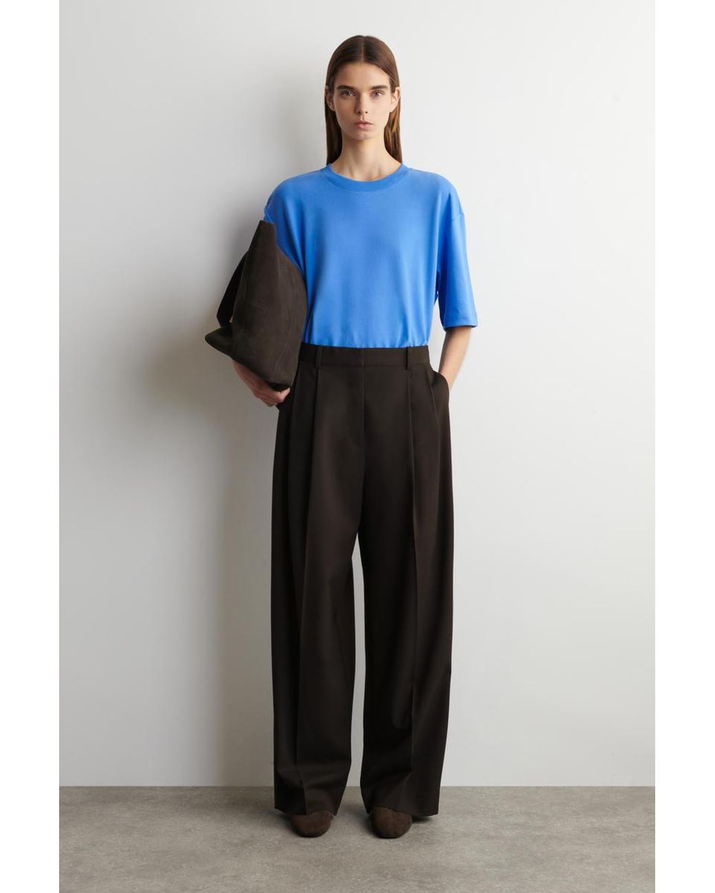 COS Blue Oversized T-Shirt