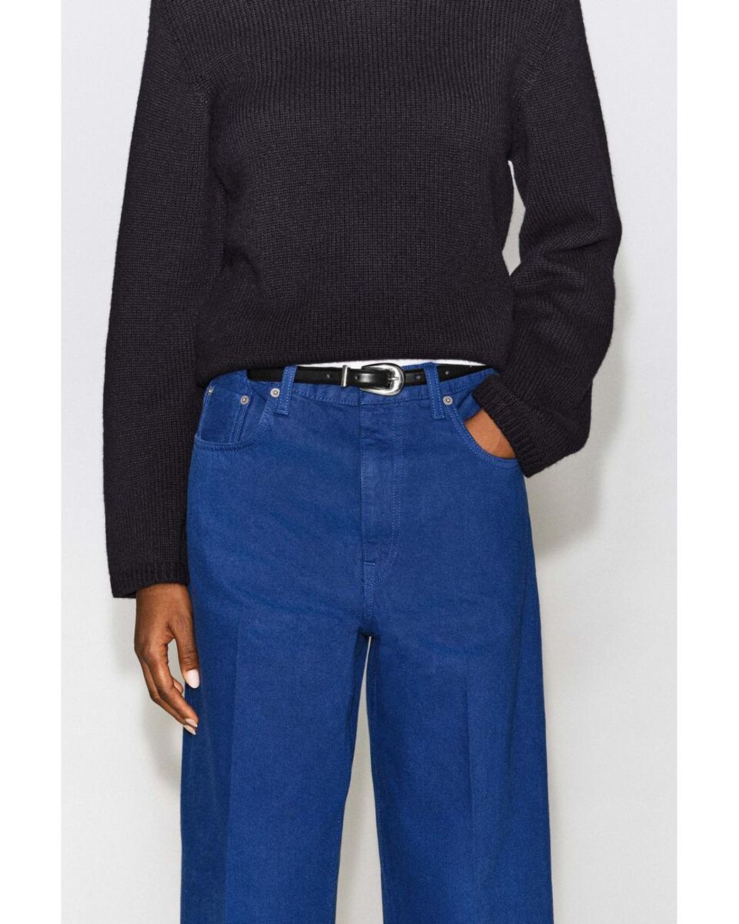 COS Blue Umbra Tapered Jeans