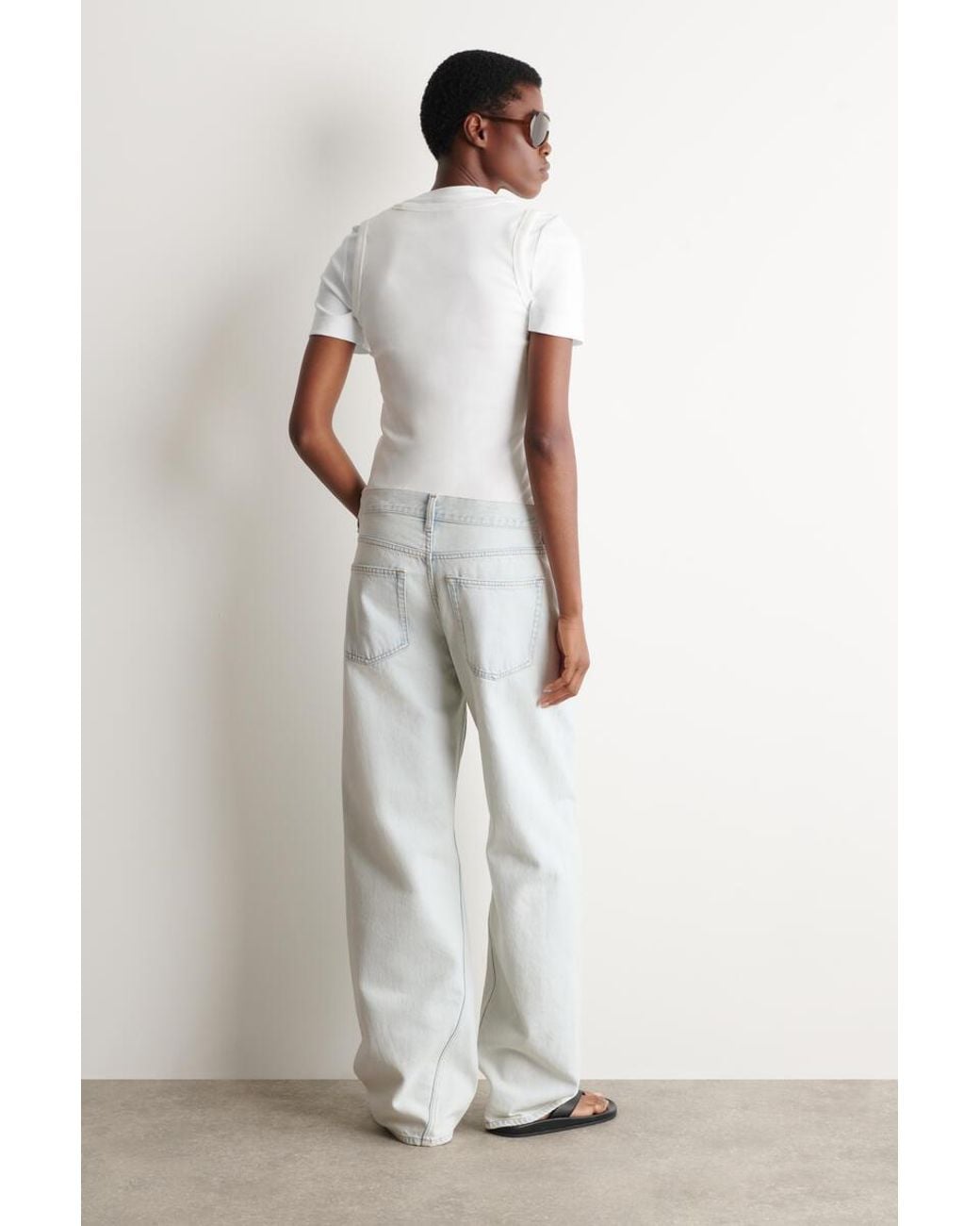 COS Blue Facade Straight-leg Jeans