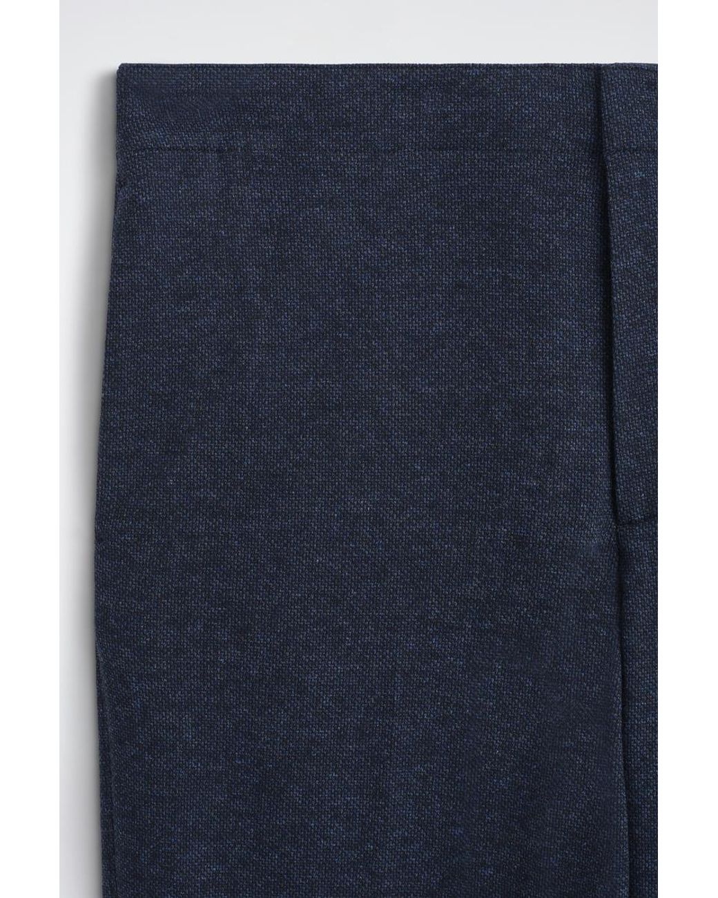 COS Blue Jersey Relaxed-Fit Straight-Leg Pants for men