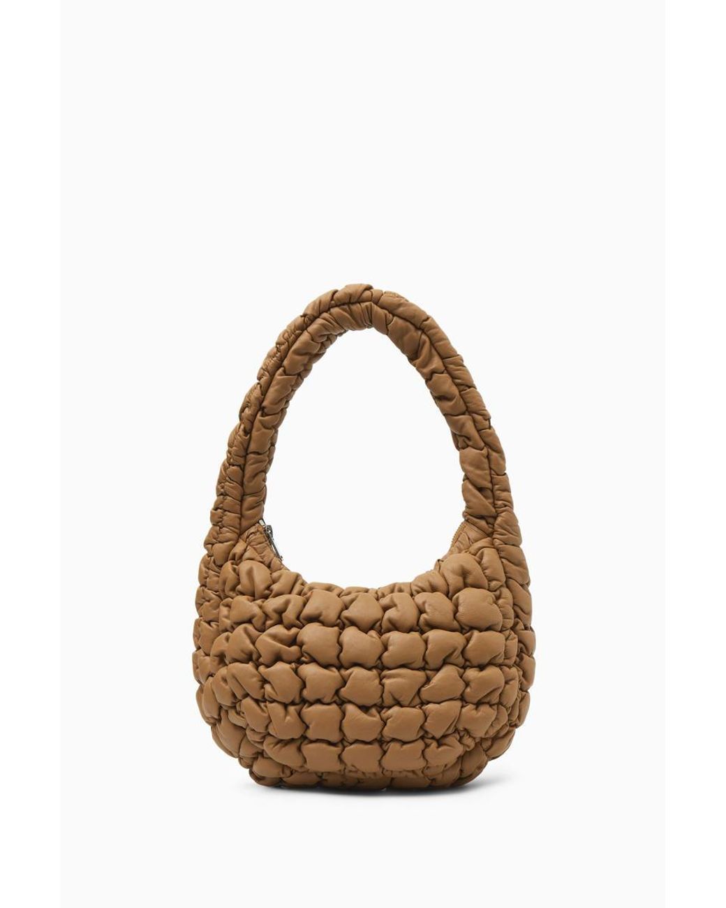 COS Quilted Mini Bag - Leather in Metallic | Lyst