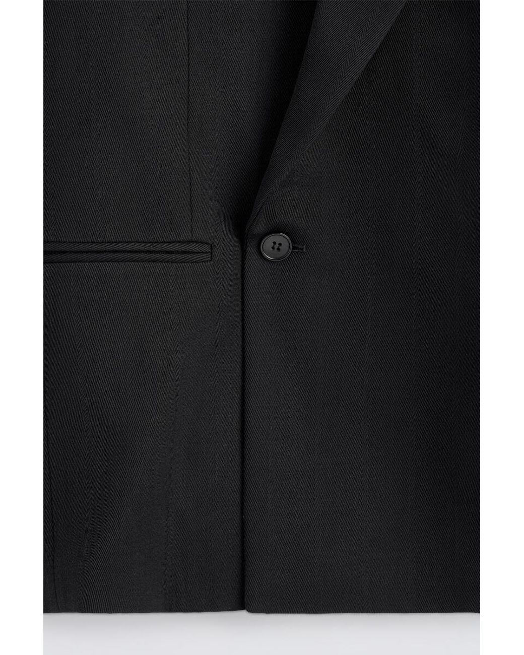Blazer Doppiopetto di COS in Black da Uomo