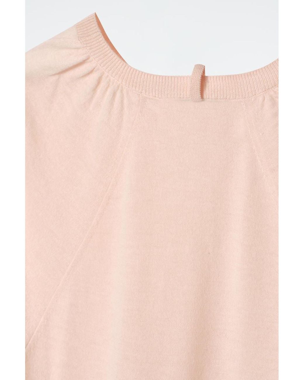 COS Pink Fine Cashmere T-shirt