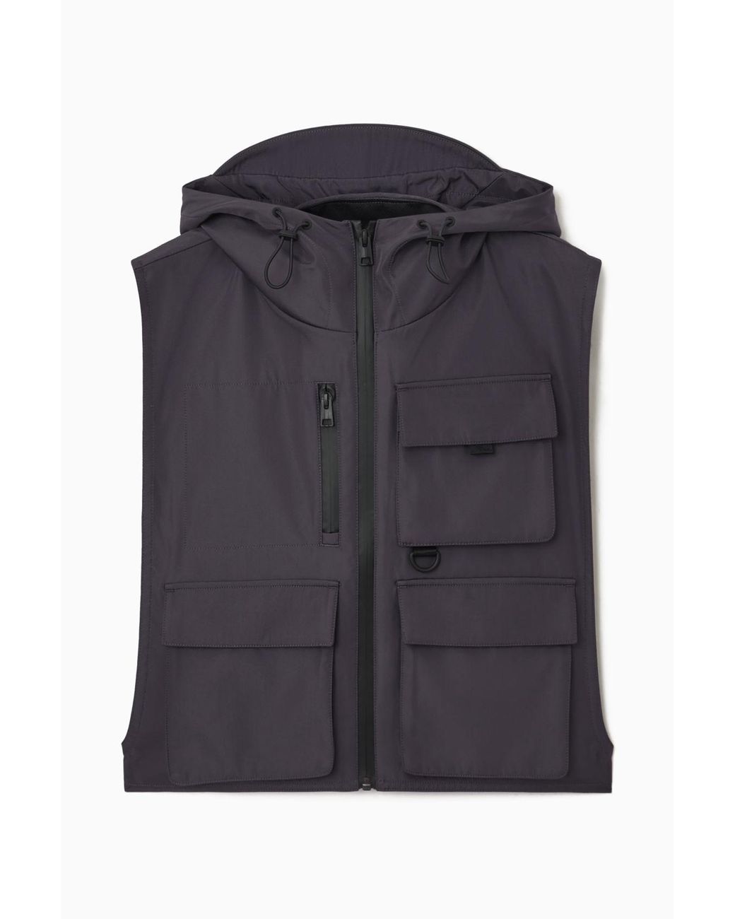 【SCENERITY】Cos Pigment Hooded Vest Cos Pigment Hooded Vest - SCENERITY | 60% - Asian Fashion