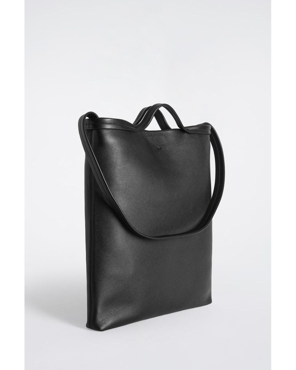COS Black Tether Tote Bag for men