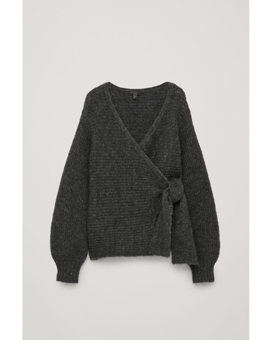 Wrap over shop cardigan cos