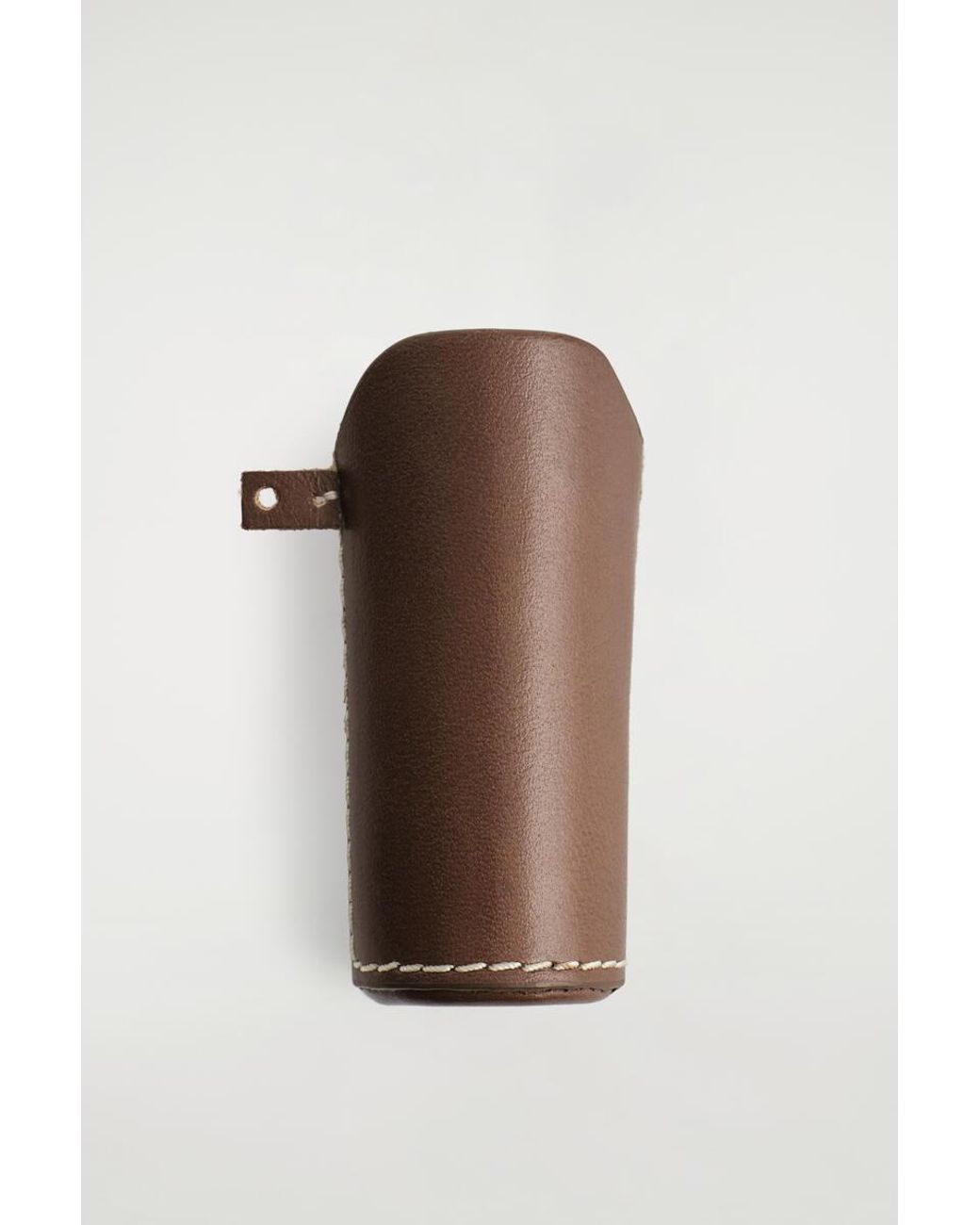 COS White Perfumery Leather Travel Case for men