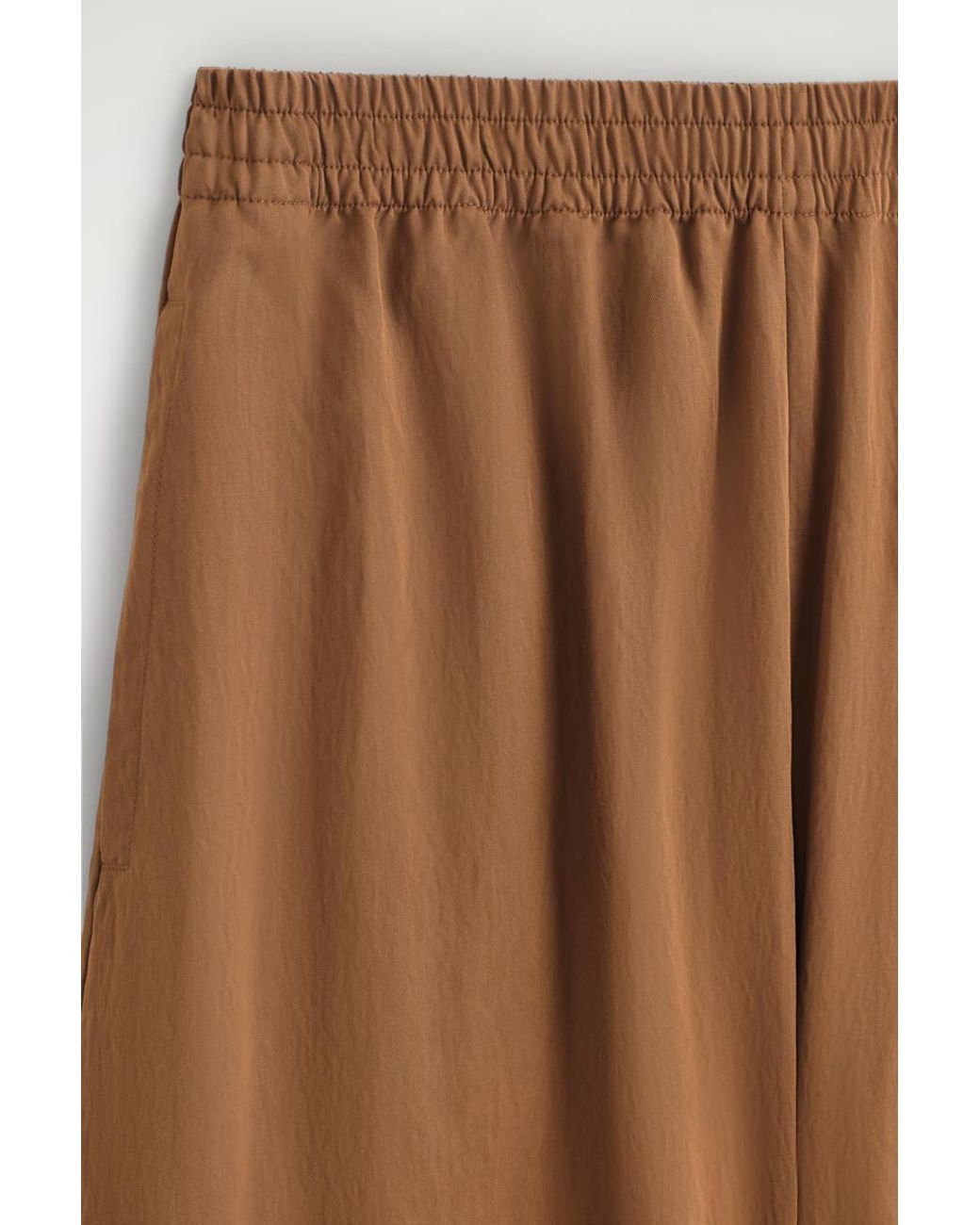COS Brown Voluminous Culottes