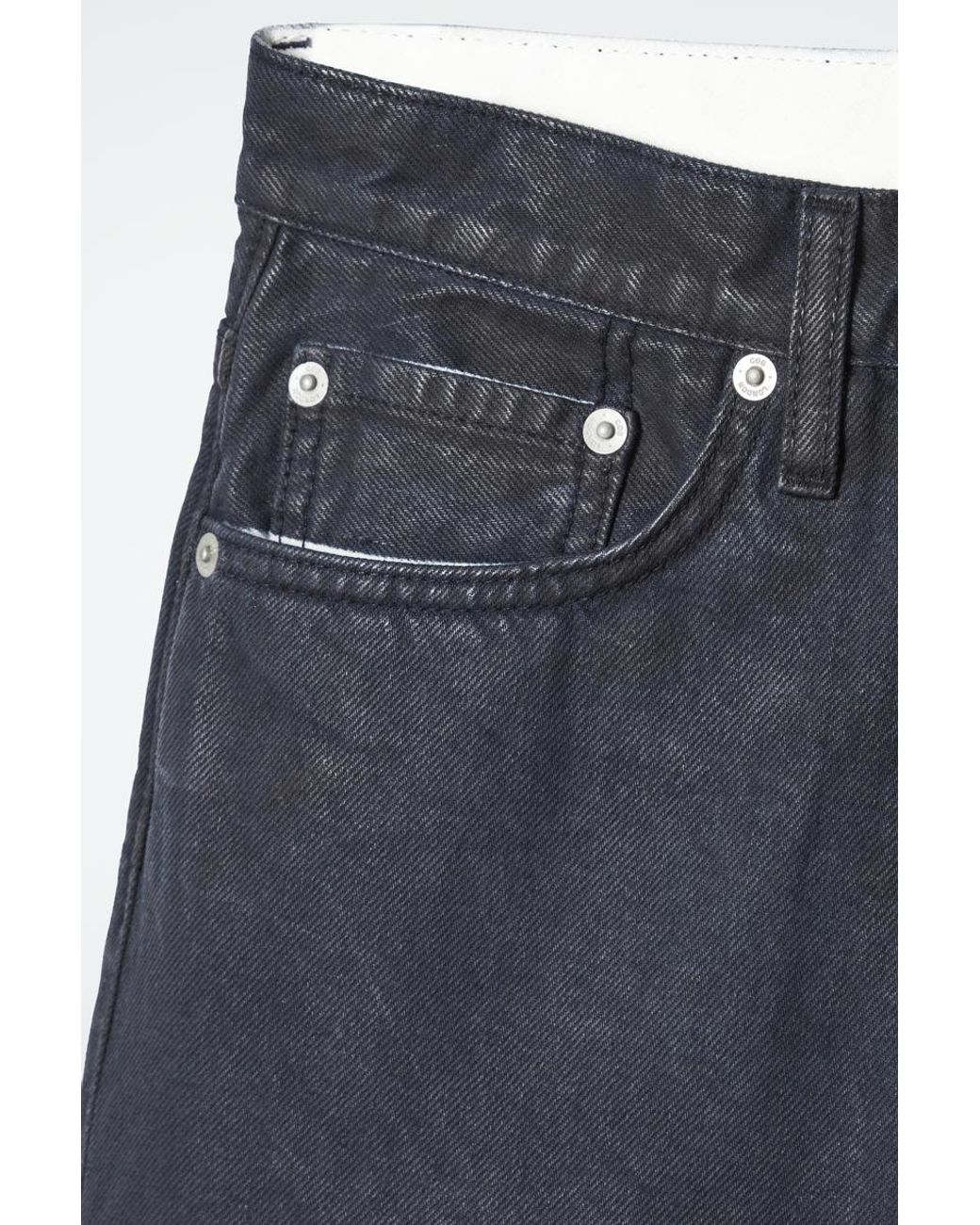 COS Volume Sprayed Wide-leg Jeans in Blue | Lyst