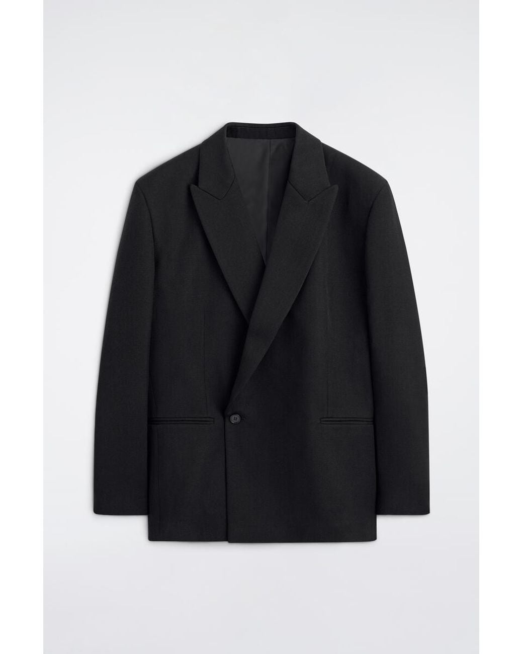 Blazer Doppiopetto di COS in Black da Uomo