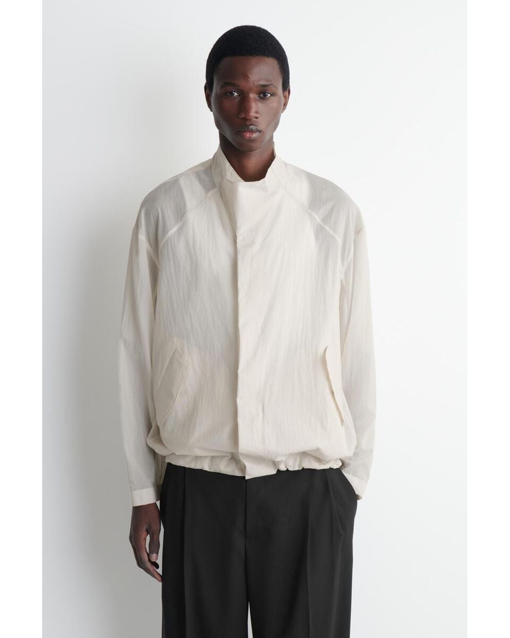 COS White Technical Sheer-Nylon Sports Jacket for men