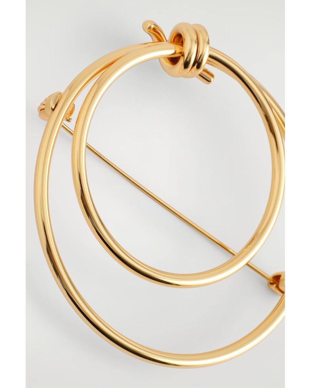 COS White Knotted Brooch