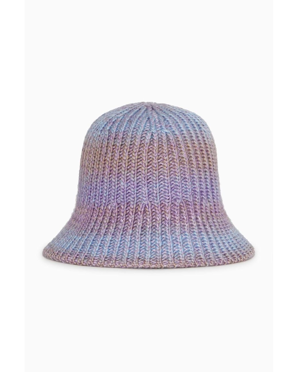 COS Space-dyed Wool Bucket Hat in Purple | Lyst