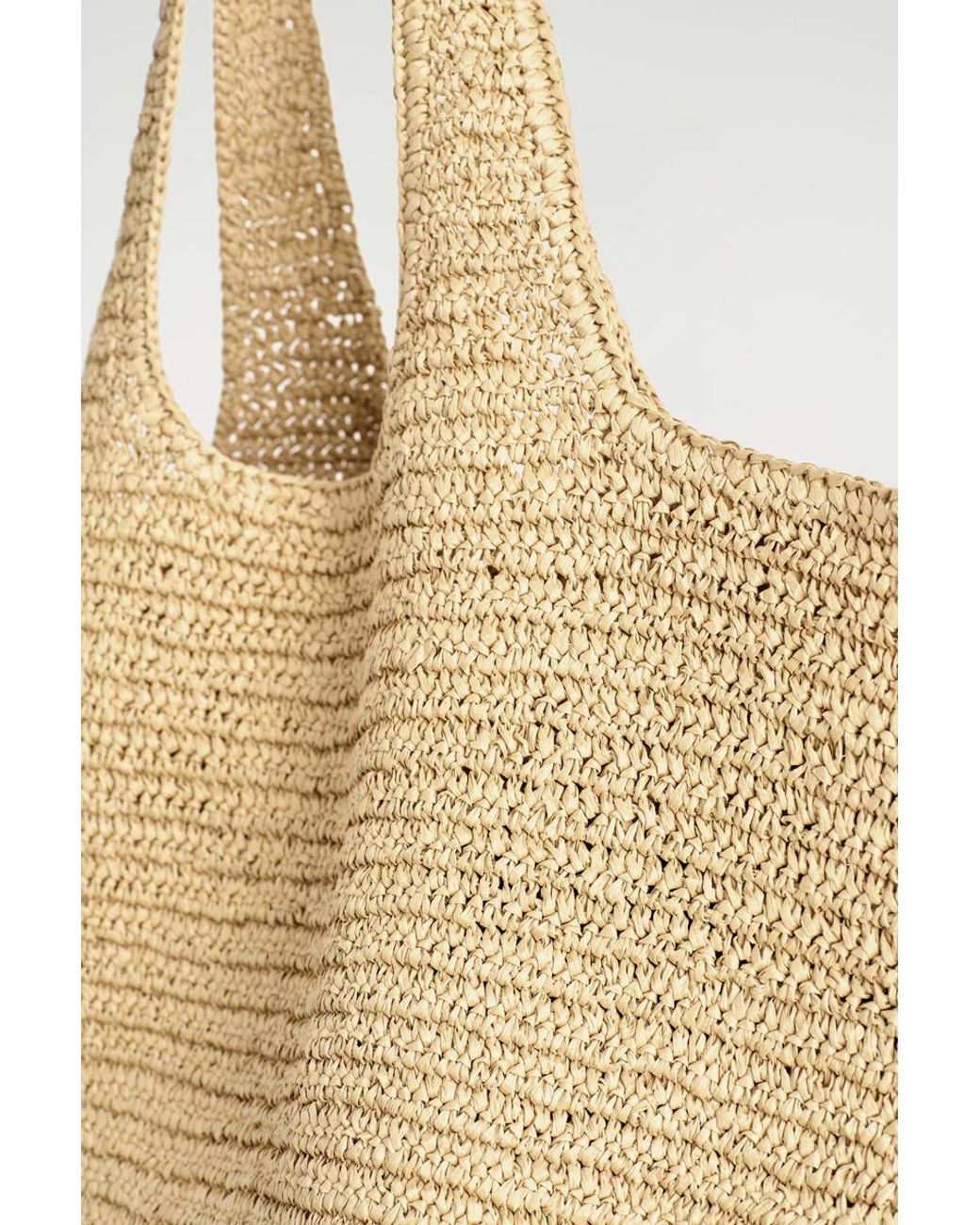 COS Natural Sculpted Tote Bag