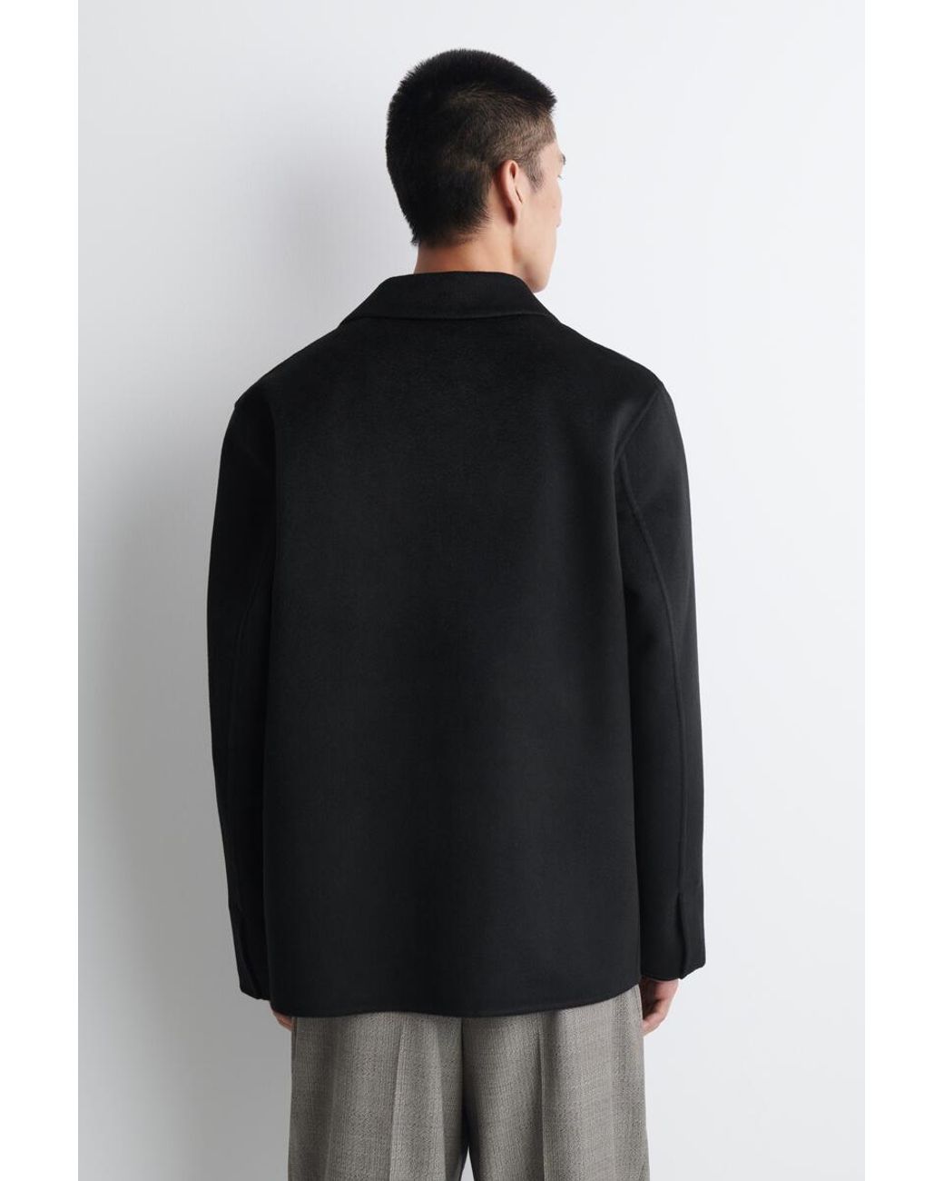 COS Black Double-Faced Pure Cashmere Blazer for men