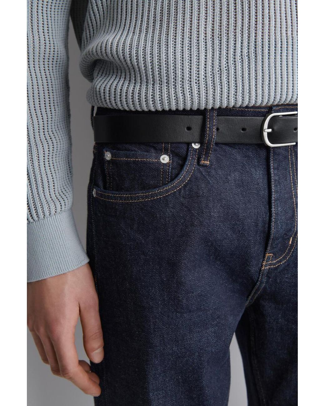 COS Blue Slim-Fit Straight-Leg Jeans for men