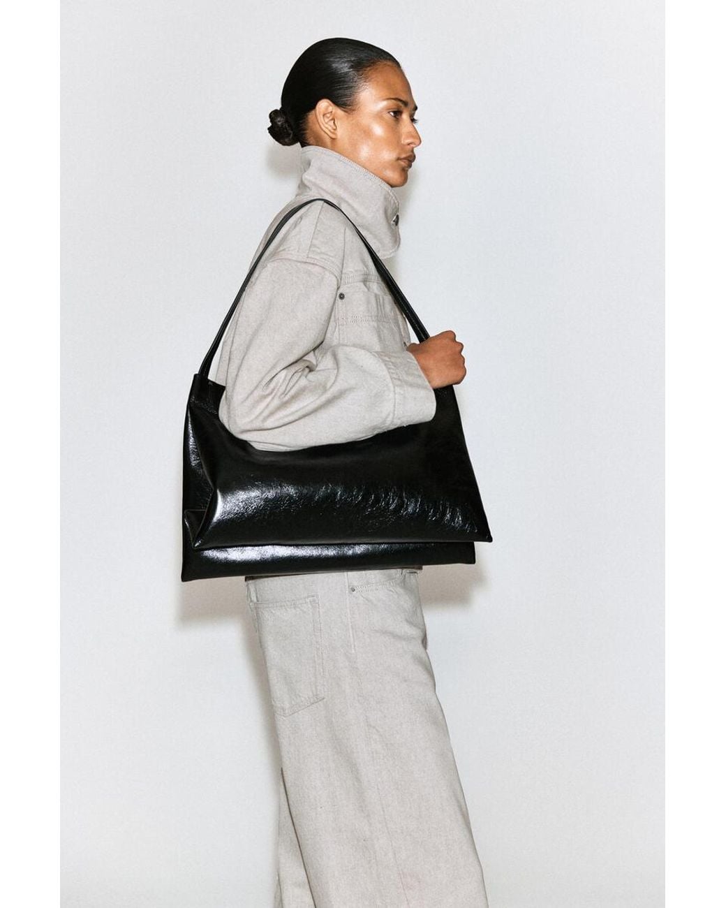 COS Black Pavilion Tote Bag