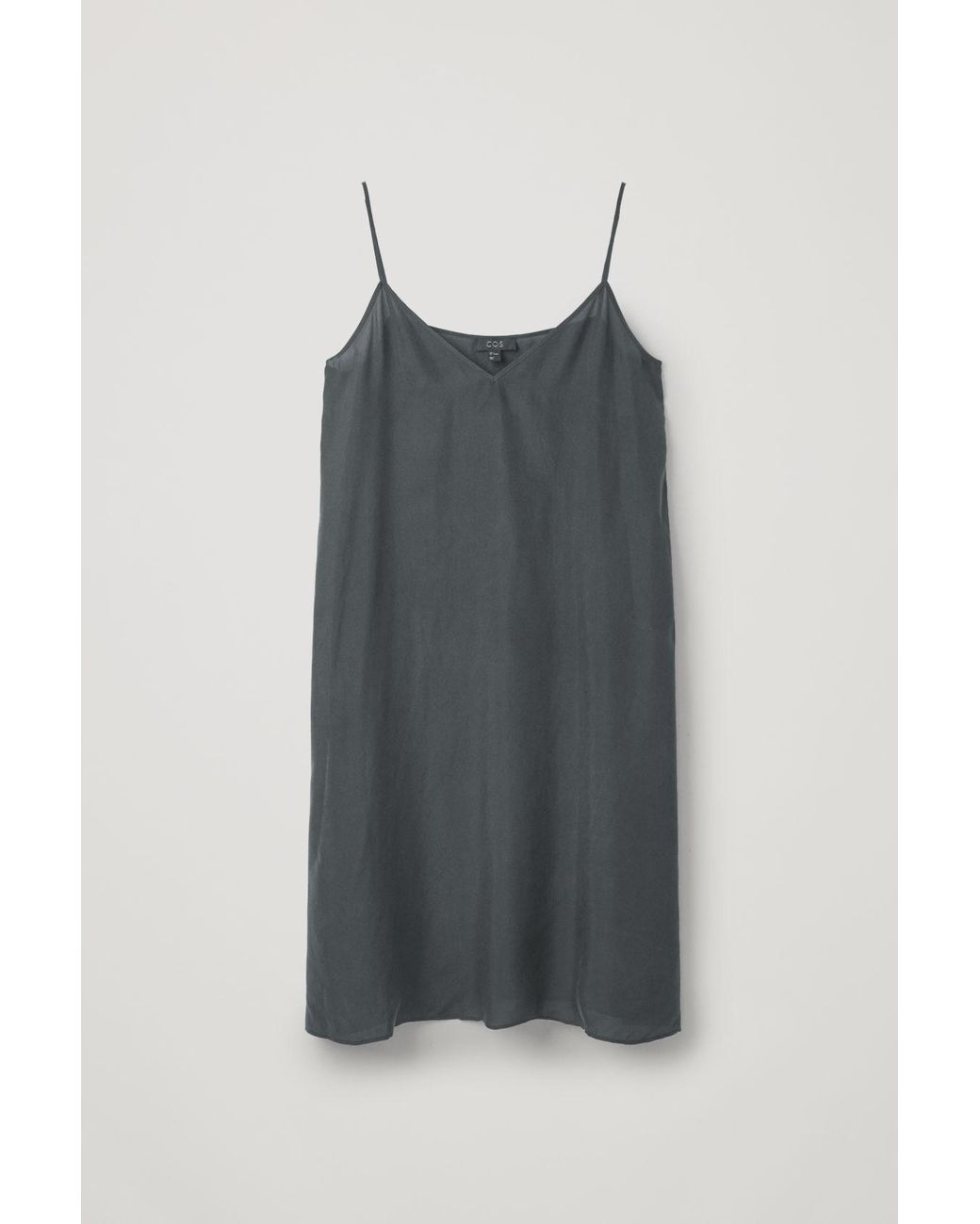 COS Lightweight Silk Slip Dress in 