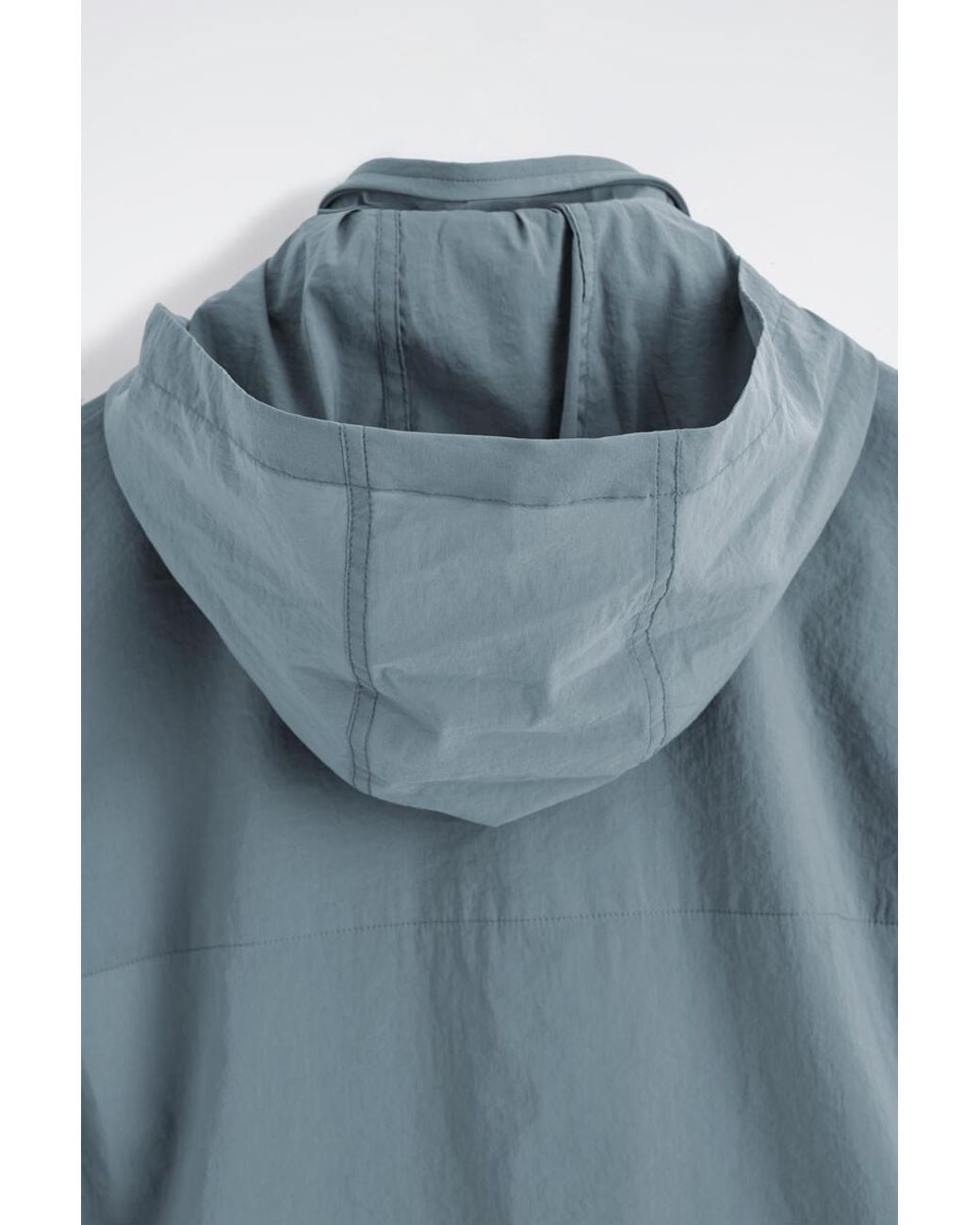COS Blue Technical Water-Resistant Nylon Vest for men
