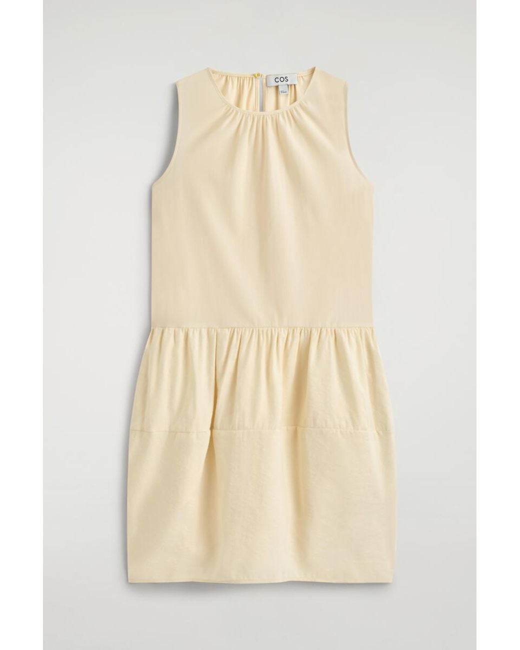 COS Natural Panelled Mini Dress