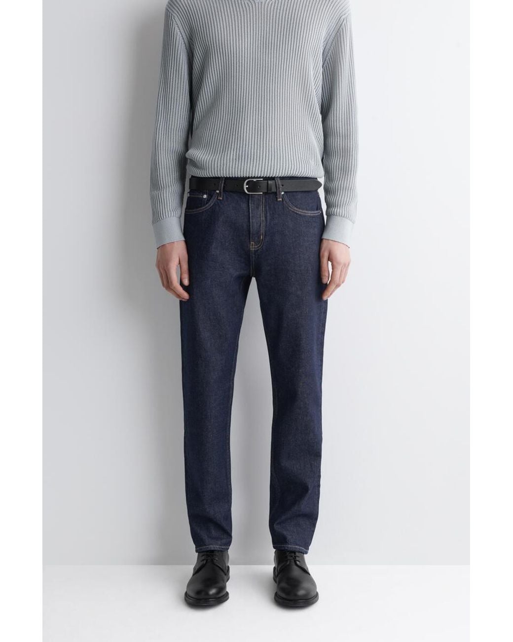 COS Blue Slim-Fit Straight-Leg Jeans for men