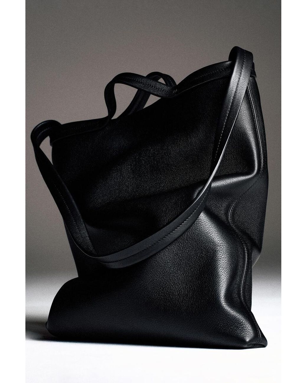 COS Black Tether Tote Bag for men