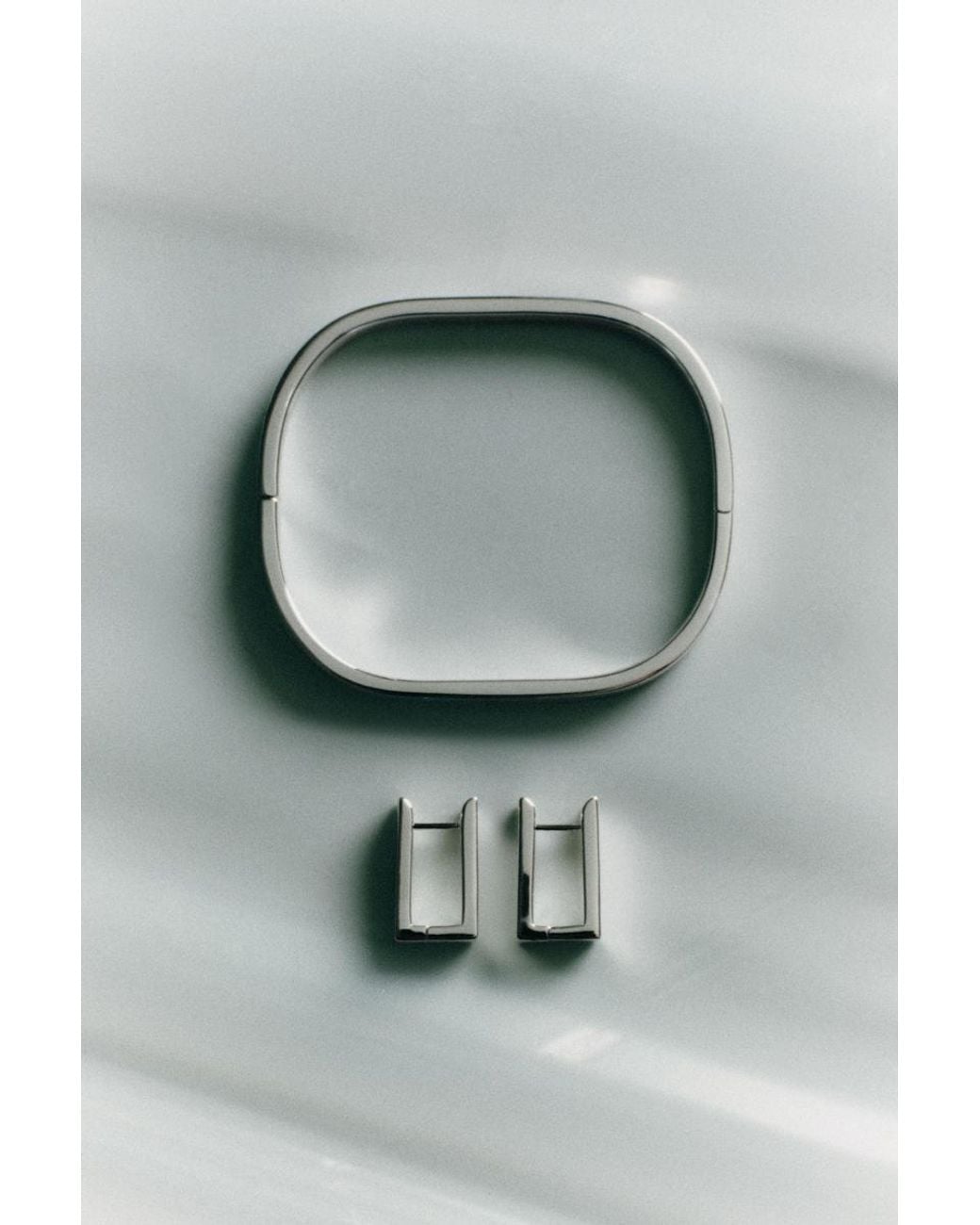 COS Multicolor Curved Rectangular Bangle