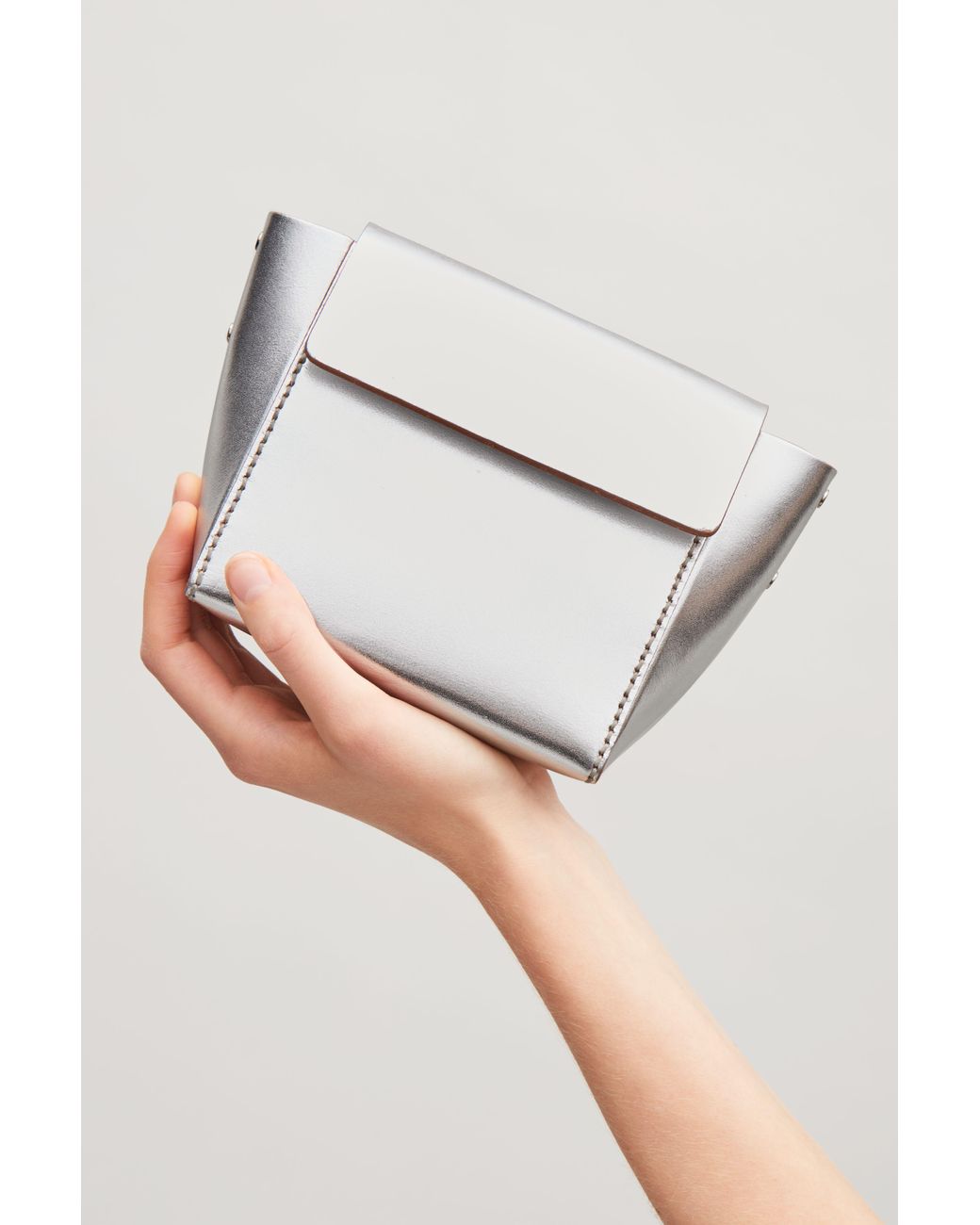 Cos silver bag sale
