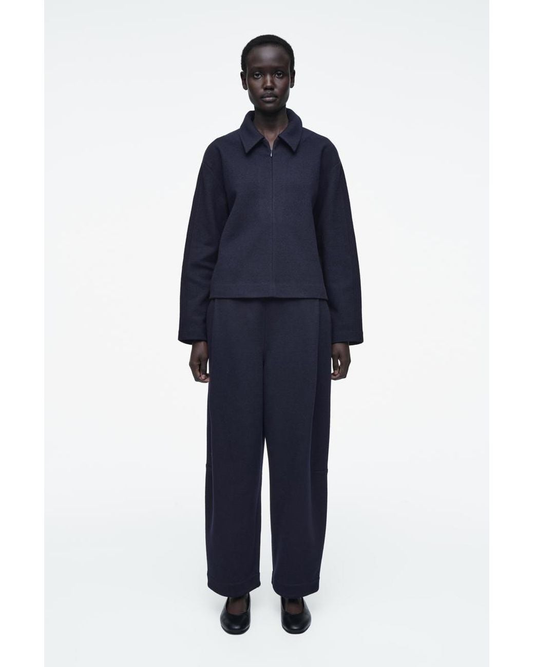 cos-Navy-Boiled-Wool-Zip-Up-