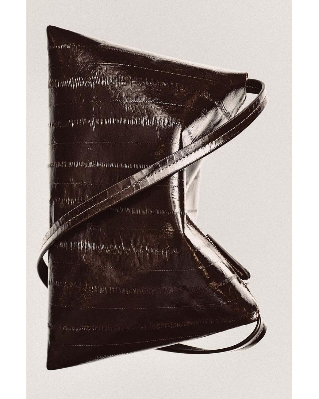 COS Brown Pavilion Shoulder Bag