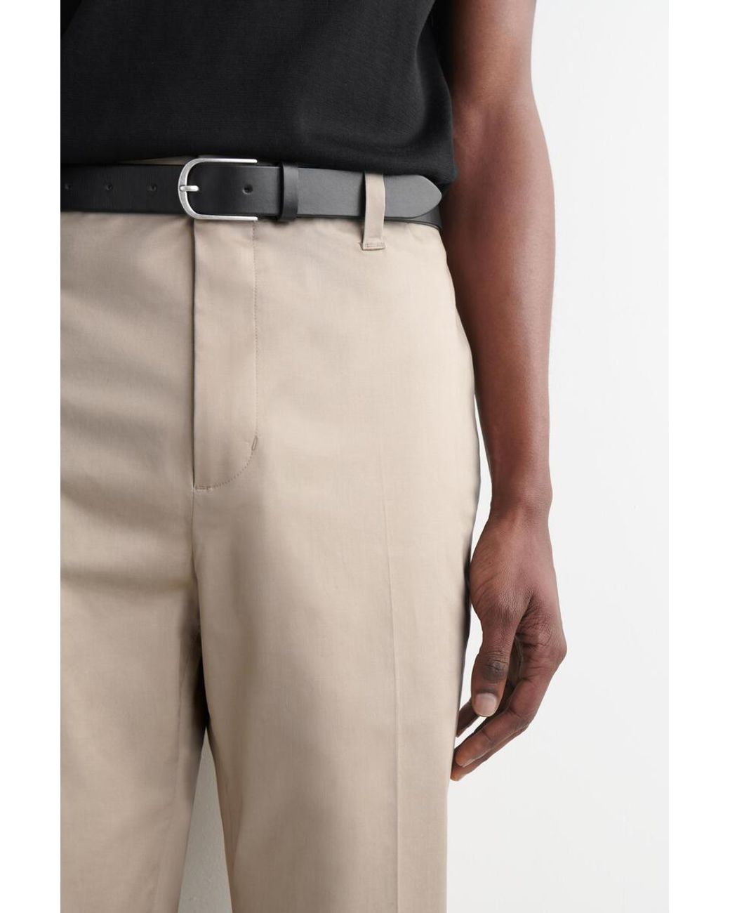COS Natural Tailored Slim-Fit Trousers for men