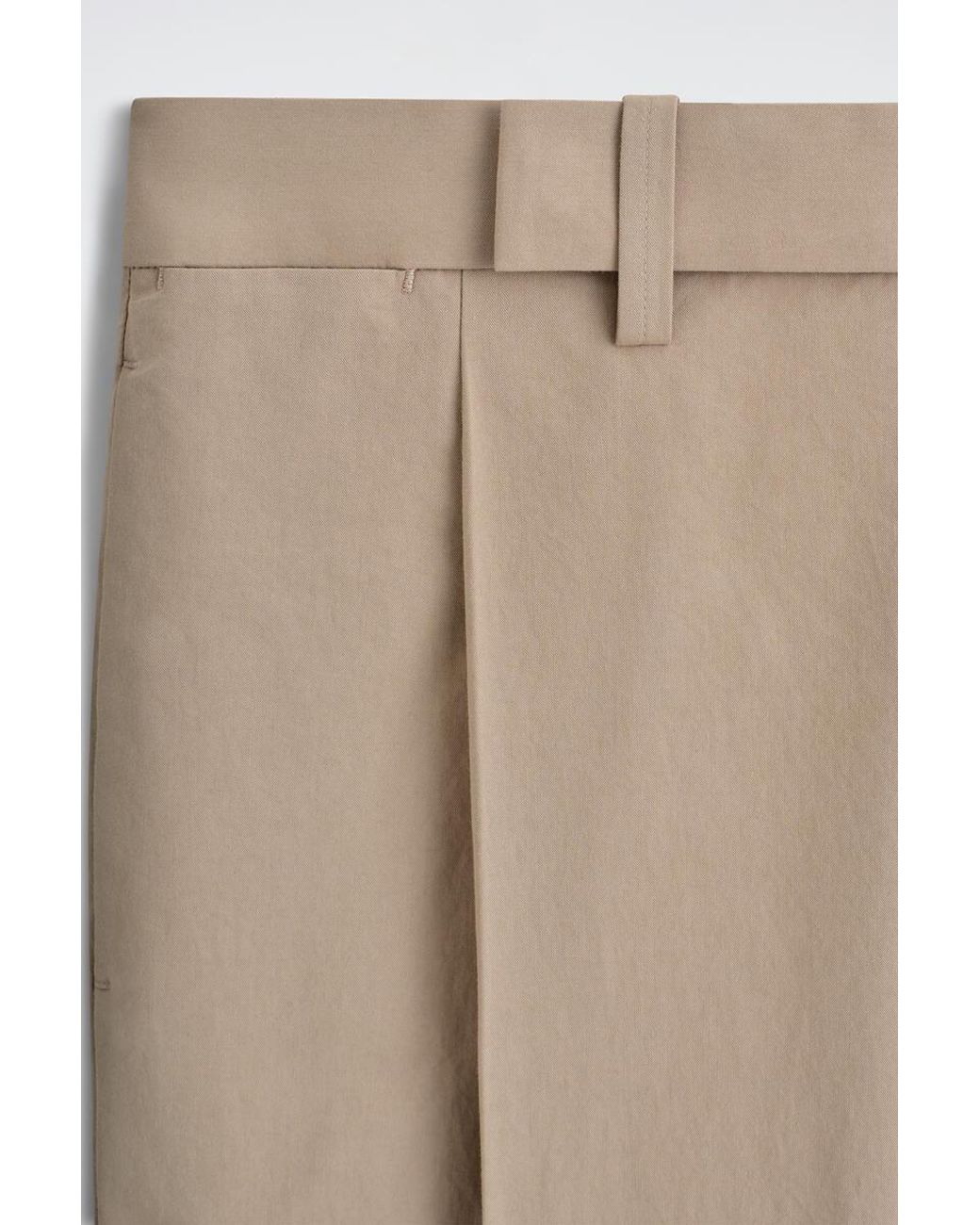 COS Natural Cotton Regular-Fit Straight-Leg Pants for men