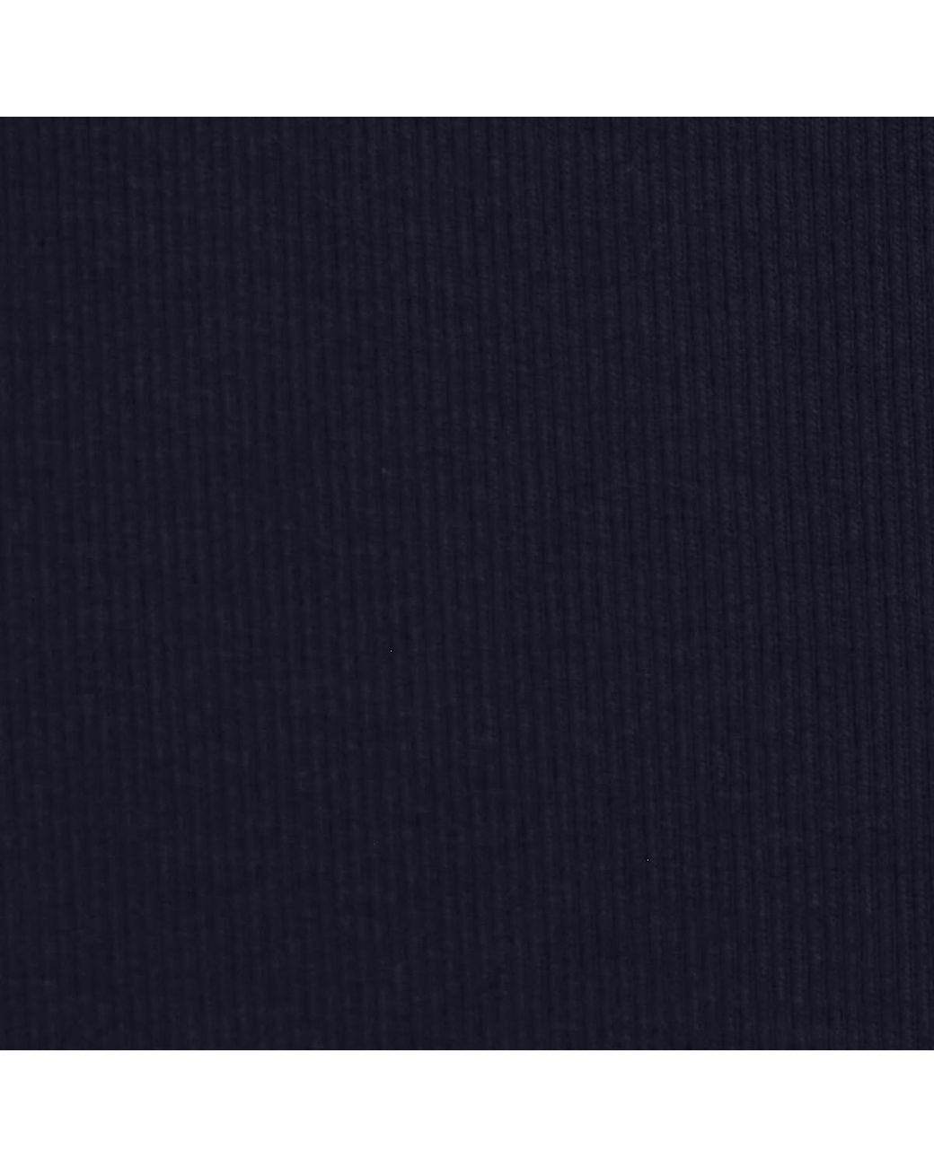 COS Blue Slim Ribbed Cotton T-Shirt for men