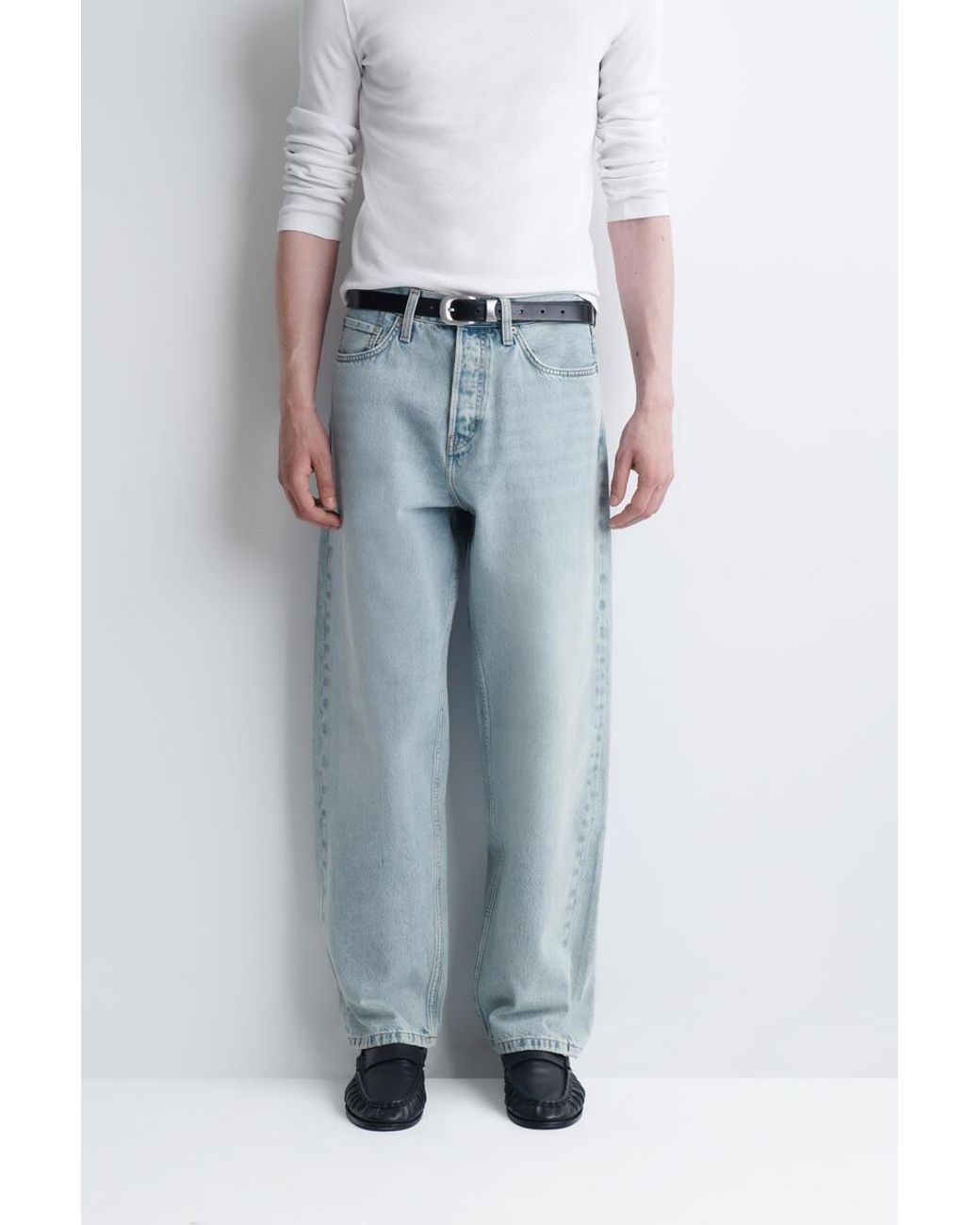 COS Blue Rider Relaxed-Fit Straight-Leg Jeans for men