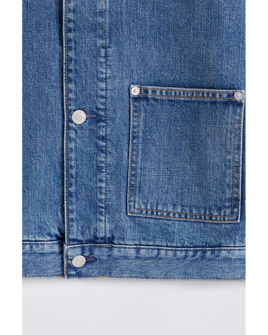 COS Blue Denim Shirt Jacket for men