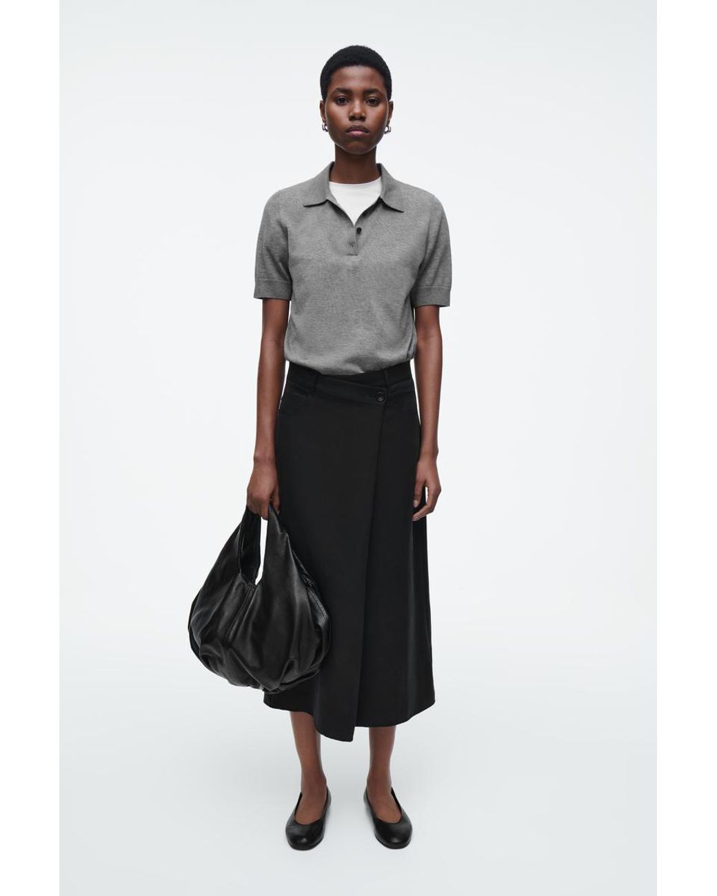 COS Cloud Tote in Black | Lyst