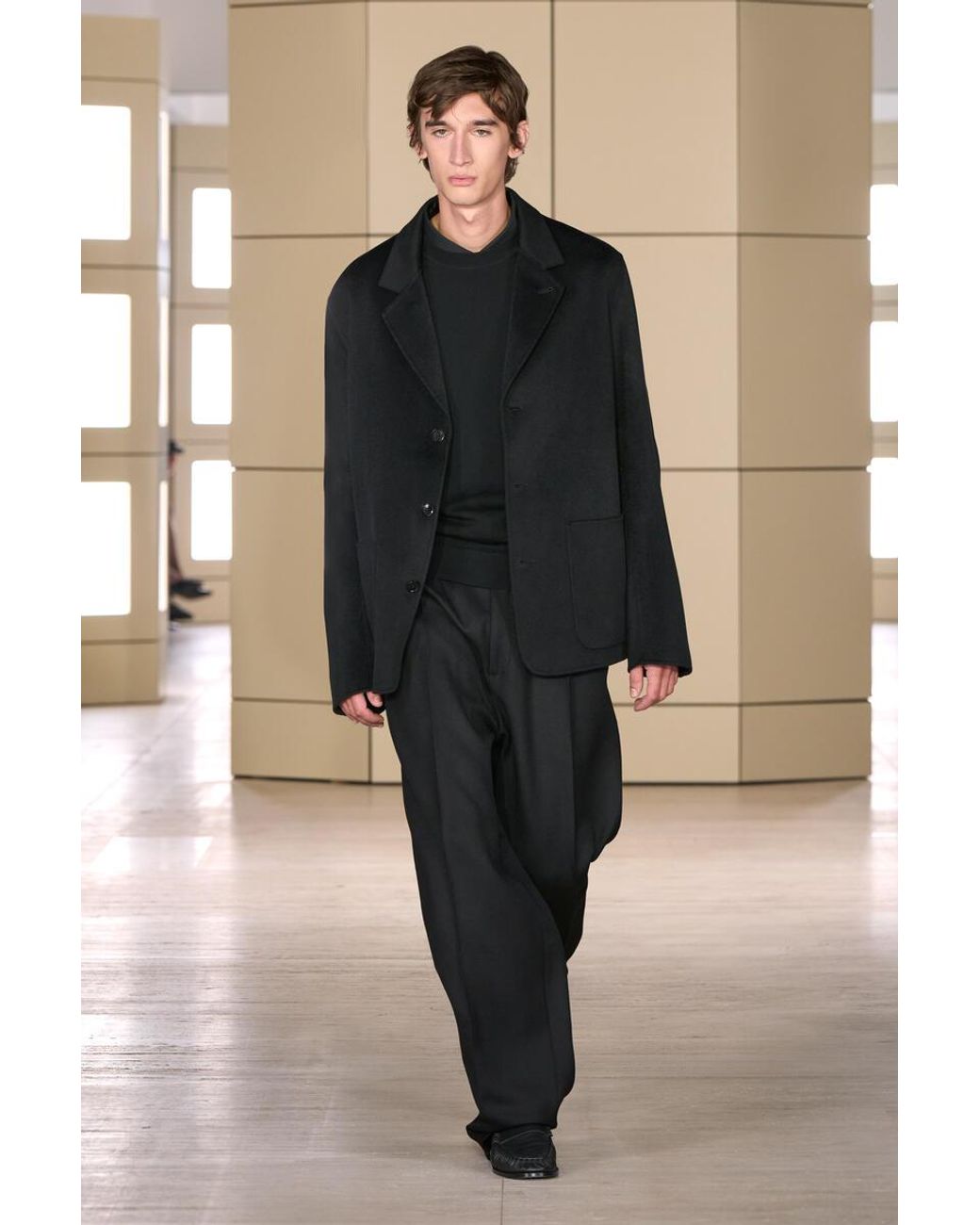 COS Black Double-Faced Pure Cashmere Blazer for men