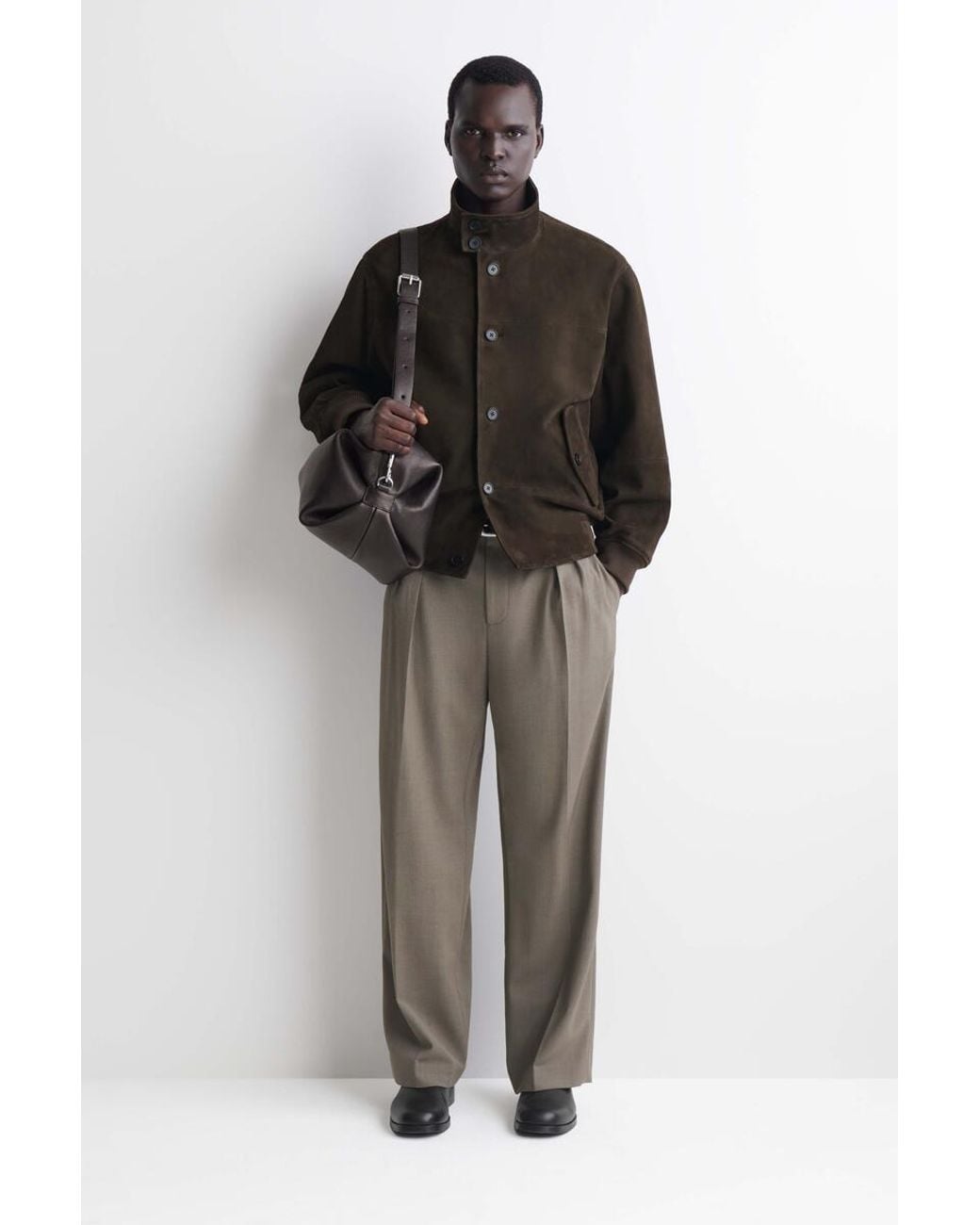 COS Brown Departure Mini Duffle Bag for men
