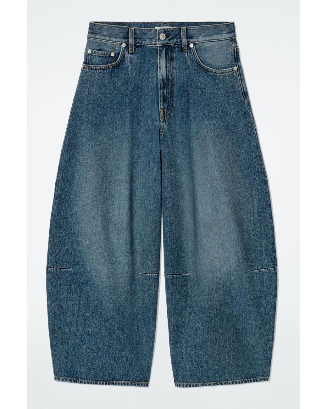 COS Twine Barrel-Leg Jeans in Blue | Lyst COS Twine Barrel-Leg Jeans in Blue | Lyst