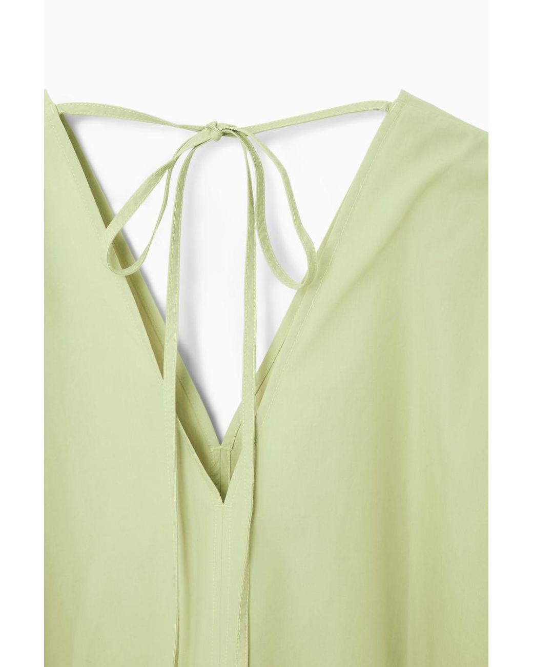 COS A-line Sleeveless Mini Dress in Green