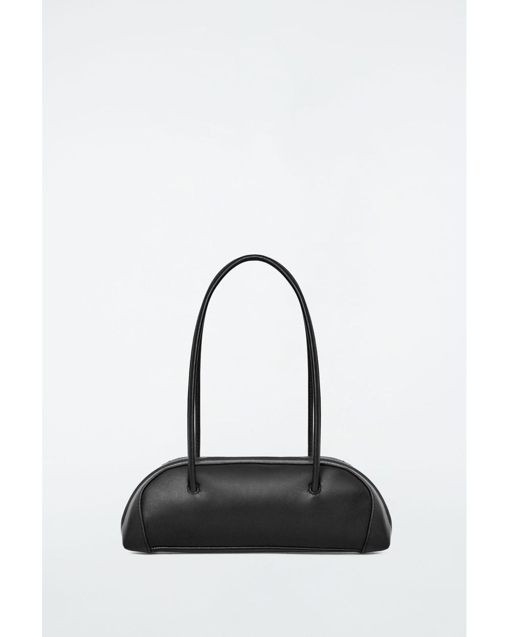 COS Eastside Mini Bowling Bag - Leather in Black | Lyst UK