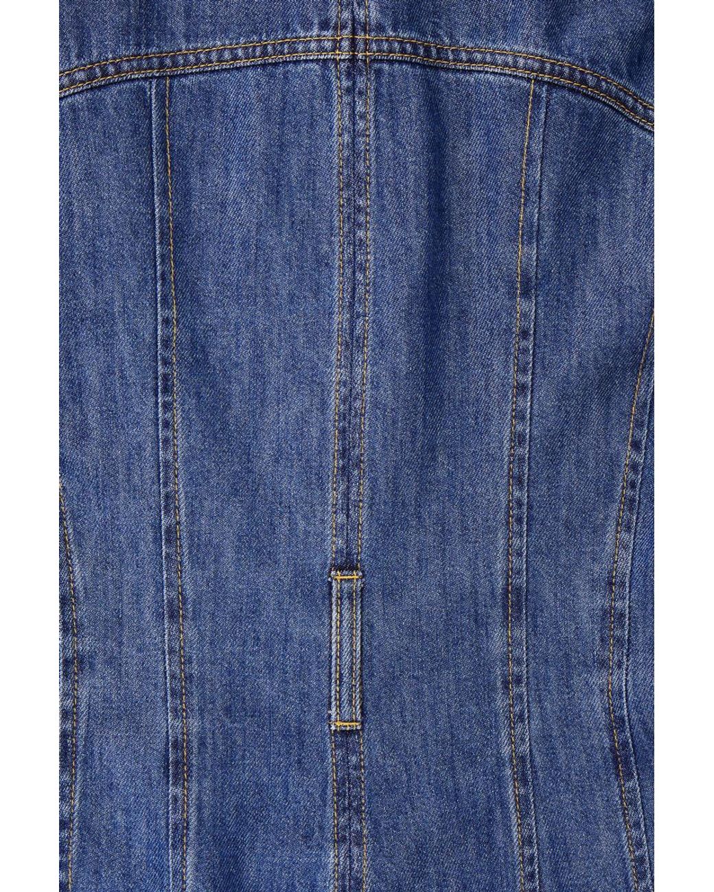 cos oversized denim shirt dress COS Oversized Waisted Denim Shirt Dress in Blue