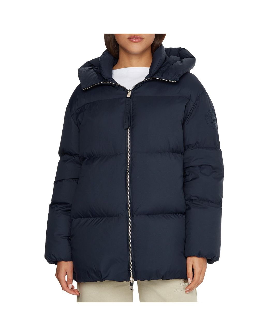 Tommy Hilfiger Synthetic Nylon Puffer Down Jacket in Desert Sky (Blue) |  Lyst