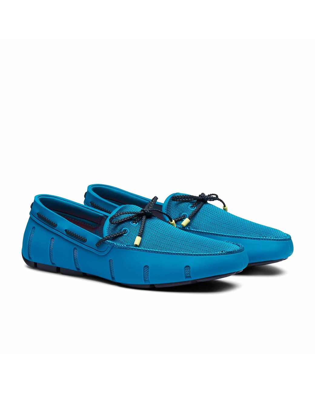 Swims Braided Lace Loafer Shoes in Blue for Men | Lyst UK