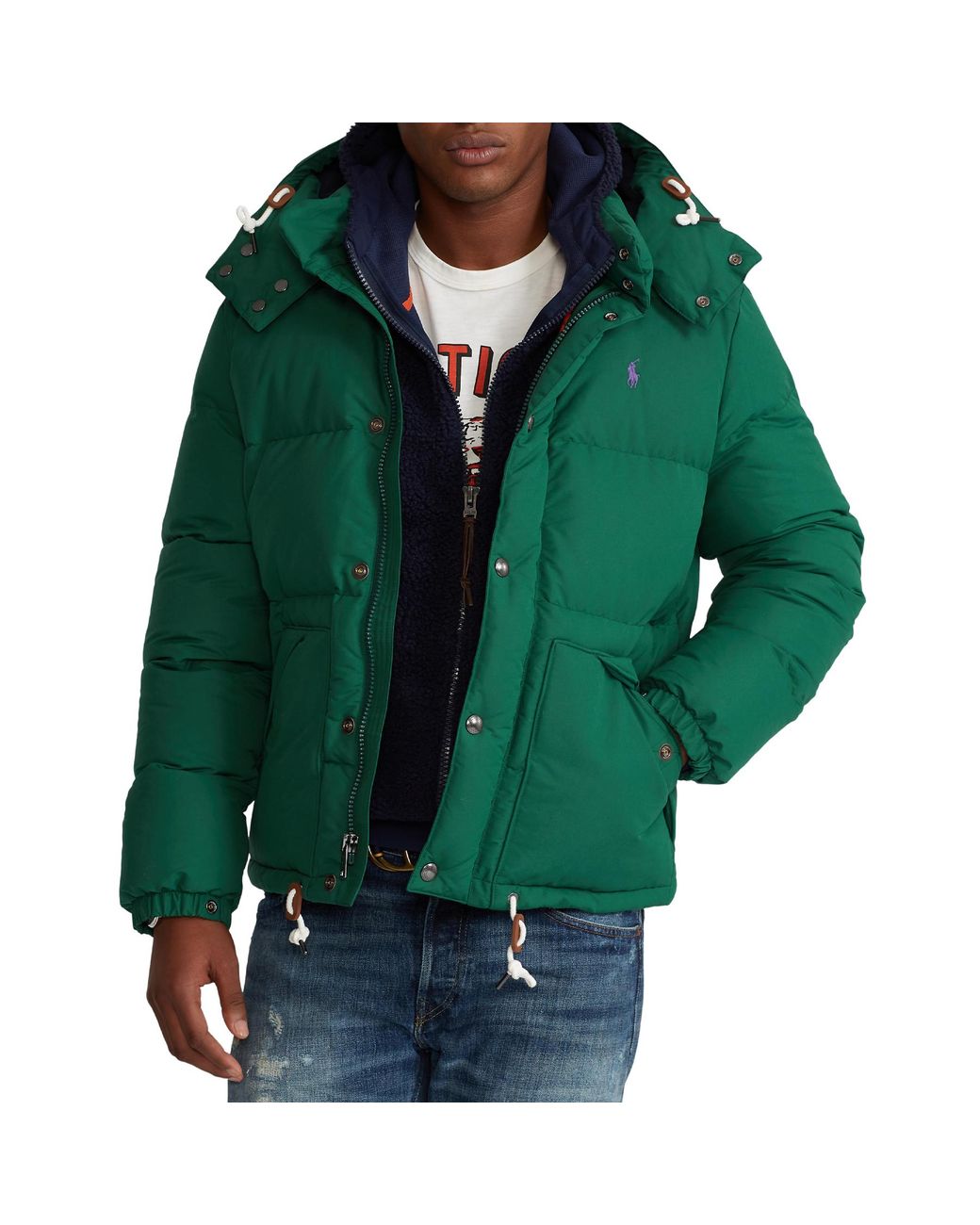 Polo Ralph Lauren Recycled Polyester-boulder Jacket in Green for Men | Lyst