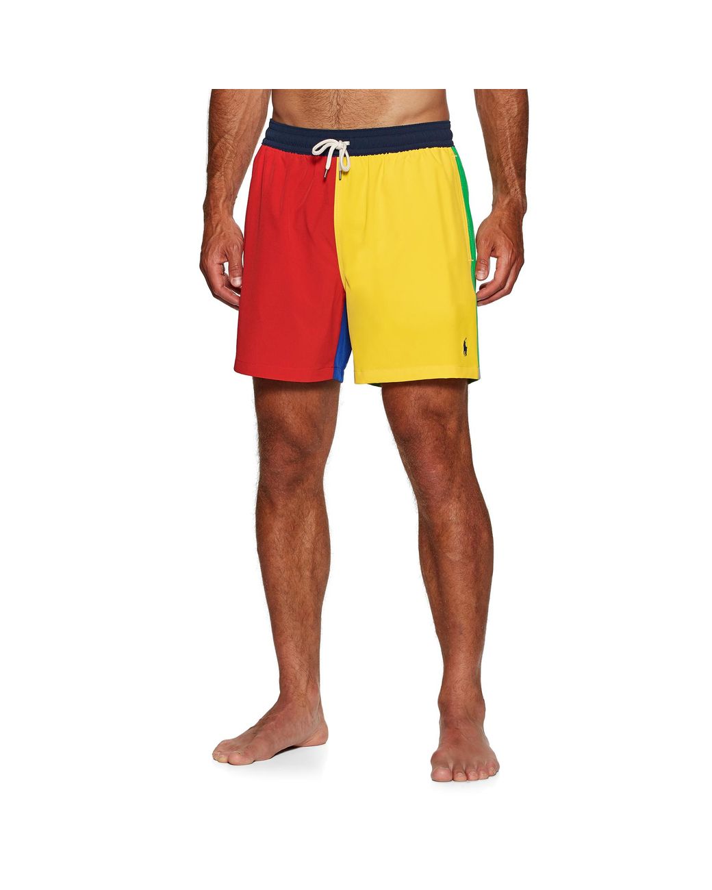 Polo Ralph Lauren Synthetic Recycled Polyester-traveler Swim Shorts in  Orange for Men | Lyst