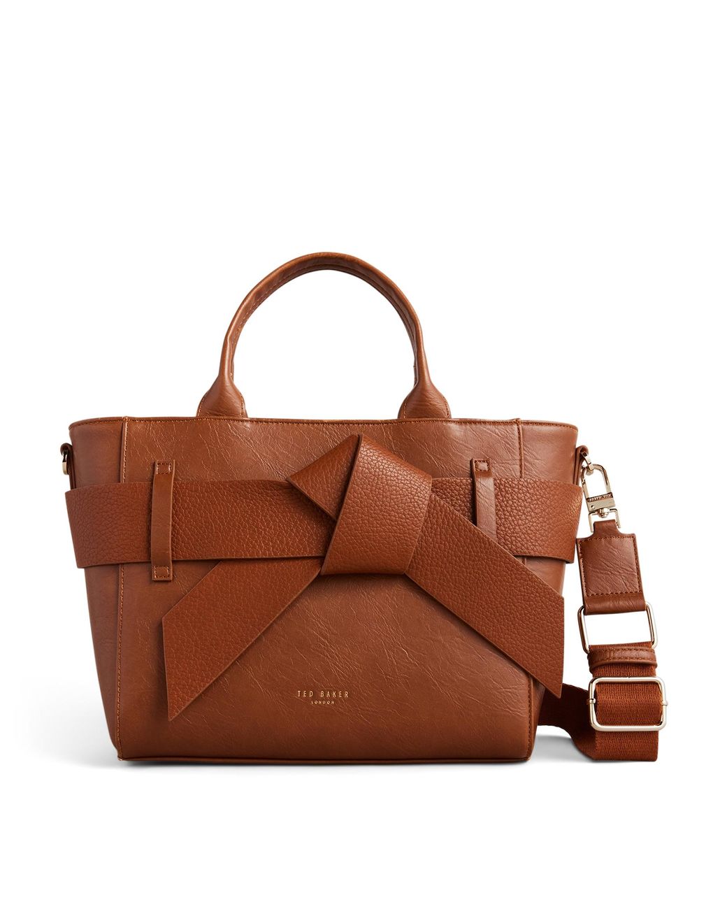 Ted Baker Jimsa Pu Bow Crossbody Handbag in Brown Lyst
