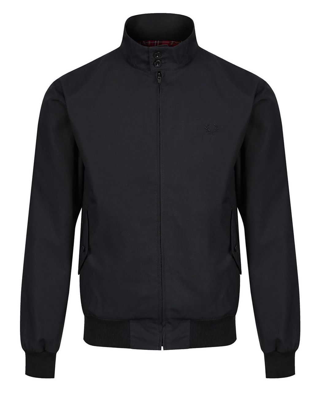 Fred Perry Made In England Harrington Jacket in Black for Men | Lyst