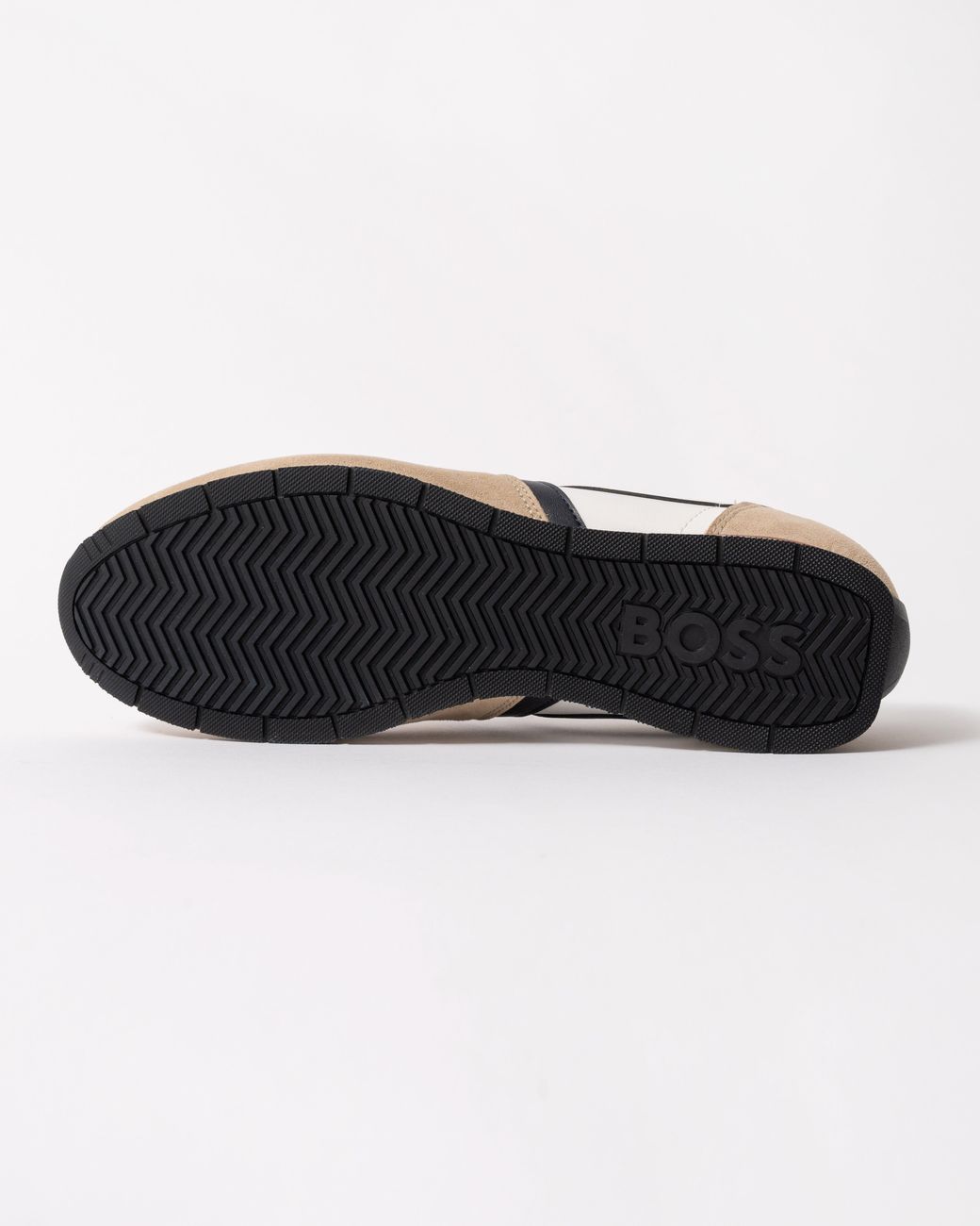 Boss White Levon Runn Pumi Trainers for men